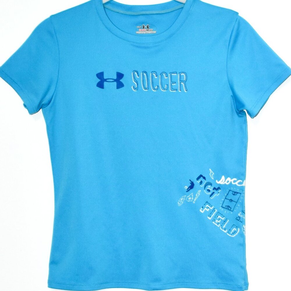 Under Armour Soccer HeatGear Crewneck Short Sleeve T-Shirt - Large